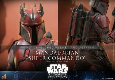 Figura Mandalorian Super Commando Ahsoka Star Wars Escala 1/6 Hot Toys