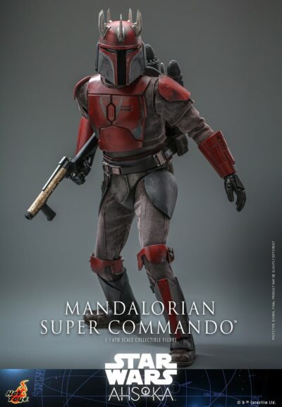 Figura Mandalorian Super Commando Ahsoka Star Wars Escala 1/6 Hot Toys