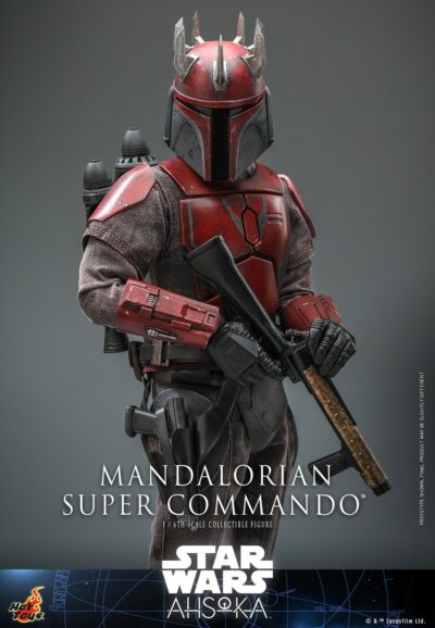 Figura Mandalorian Super Commando Ahsoka Star Wars Escala 1/6 Hot Toys