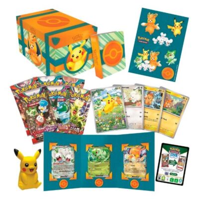 Maletín Aventuras en Paldea Cofre Coleccionista Cartas Pokemon TCG en Español