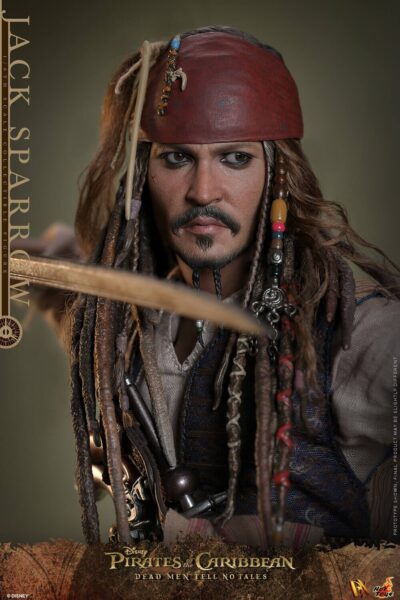Figura Jack Sparrow Piratas del Caribe: La Venganza de Salazar Escala 1/6 Hot Toys