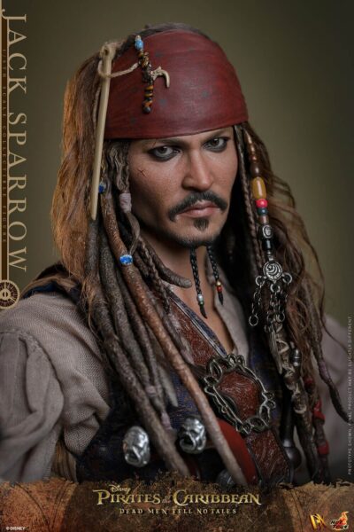 Figura Jack Sparrow Piratas del Caribe: La Venganza de Salazar Escala 1/6 Hot Toys