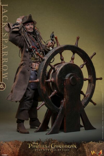 Figura Jack Sparrow Piratas del Caribe: La Venganza de Salazar Escala 1/6 Hot Toys
