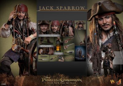 Figura Jack Sparrow Piratas del Caribe: La Venganza de Salazar Escala 1/6 Hot Toys