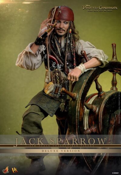 Figura Jack Sparrow Deluxe Piratas del Caribe: La Venganza de Salazar Escala 1/6 DX38 Hot Toys