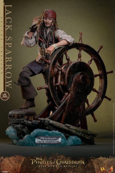 Figura Jack Sparrow Deluxe Piratas del Caribe: La Venganza de Salazar Escala 1/6 DX38 Hot Toys