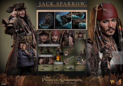 Figura Jack Sparrow Deluxe Piratas del Caribe: La Venganza de Salazar Escala 1/6 DX38 Hot Toys