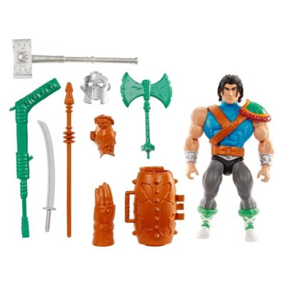 Figura Casey Jones MOTU x TMNT Masters of the Universe Tortugas Ninja Masters del Universo Mattel