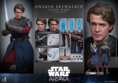 Figura Anakin Skywalker Clone Wars Star Wars Escala 1/6 Hot Toys