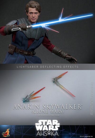 Figura Anakin Skywalker Clone Wars Star Wars Escala 1/6 Hot Toys