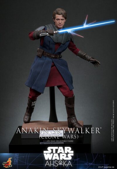 Figura Anakin Skywalker Clone Wars Star Wars Escala 1/6 Hot Toys