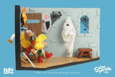 Estatua Johan y Pirluit y el Fantasma de Sir Aldebert de Baufort LMZ Collectibles