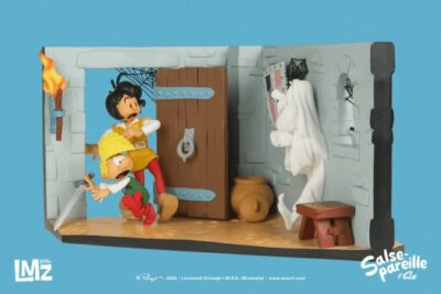 Estatua Johan y Pirluit y el Fantasma de Sir Aldebert de Baufort LMZ Collectibles