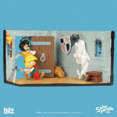 Estatua Johan y Pirluit y el Fantasma de Sir Aldebert de Baufort LMZ Collectibles