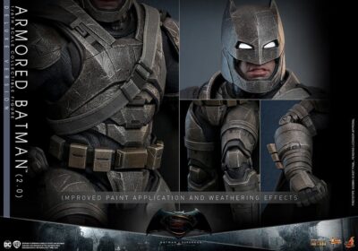 Figura Armored Batman 2.0 Batman V Superman Dawn of Justice Hot Toys Escala 1:6