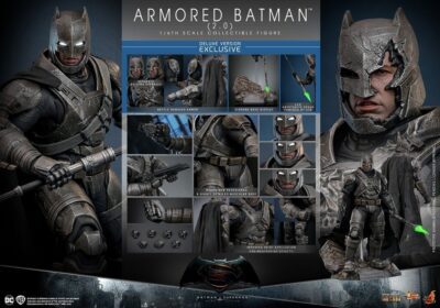 Figura Armored Batman 2.0 Batman V Superman Dawn of Justice Hot Toys Escala 1:6