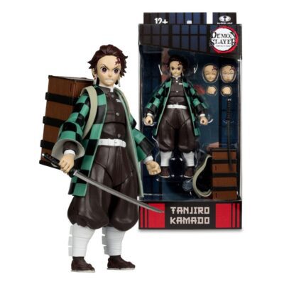 Figura Demon Slayer: Kimetsu no Yaiba Figura Tanjiro Kamado (with Nezuko Box) (Season 3) McFarlane Toys