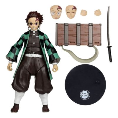Figura Demon Slayer: Kimetsu no Yaiba Figura Tanjiro Kamado (with Nezuko Box) (Season 3) McFarlane Toys