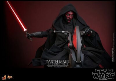 Figura Darth Maul con Speeder Star Wars La Amenaza Fantasma 25 Aniversario Escala 1/6 Hot Toys