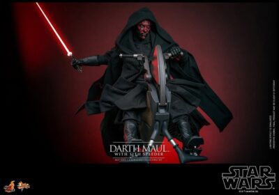 Figura Darth Maul con Speeder Star Wars La Amenaza Fantasma 25 Aniversario Escala 1/6 Hot Toys