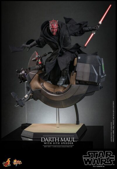 Figura Darth Maul con Speeder Star Wars La Amenaza Fantasma 25 Aniversario Escala 1/6 Hot Toys