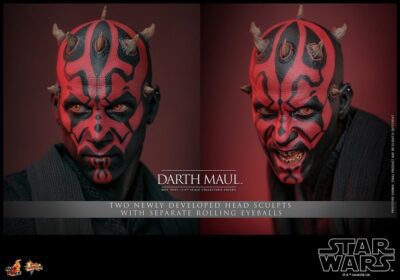 Figura Darth Maul Star Wars La Amenaza Fantasma 25 Aniversario Escala 1/6 Hot Toys