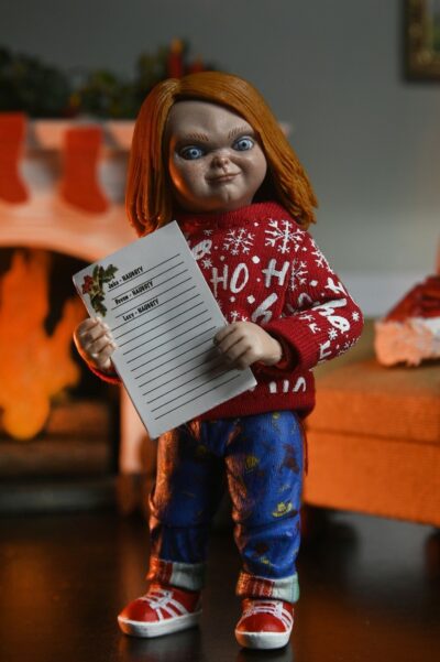 Figura Ultimate Chucky Holiday Edition Muñeco Diabólico Neca