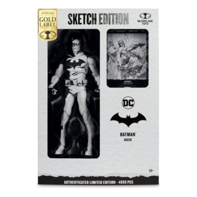 Figura Batman Hush (Line Art) (Gold Label) DC Multiverse McFarlane Toys