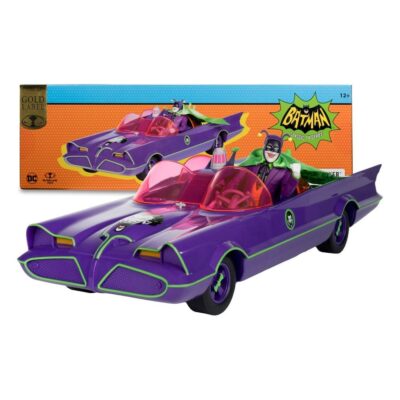 Figura Joker Con Batmóvil Batman 66 DC Retro McFarlane