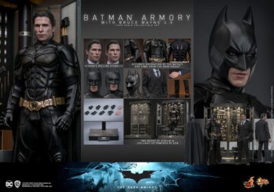 Set Armero Batman con Bruce Wayne 2.0 Escala 1/6 Hot Toys