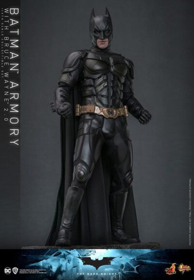 Set Armero Batman con Bruce Wayne 2.0 Escala 1/6 Hot Toys
