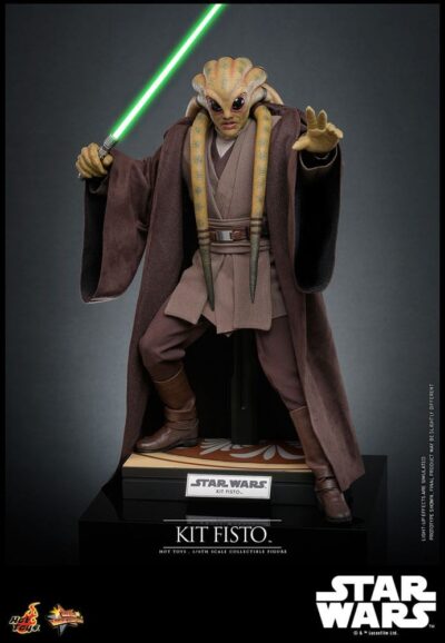 Figura Kit Fisto Star Wars Hot Toys Escala 1:6