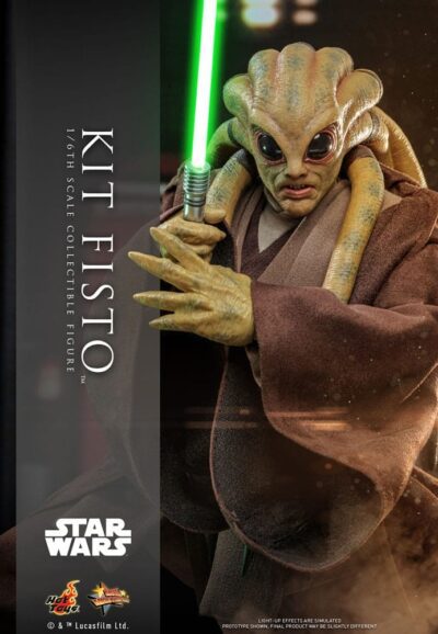 Figura Kit Fisto Star Wars Hot Toys Escala 1:6