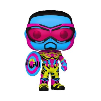 Figura Blacklight Captain America The Falcon and the Winter Soldier POP Funko 987