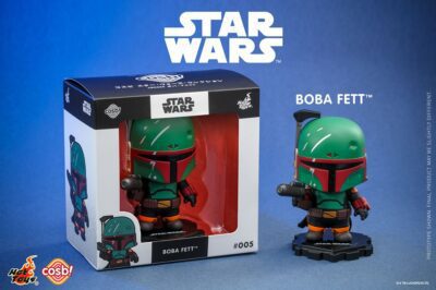 Minifigura Cosbi Boba Fett Black Star Wars The Mandalorian Hot Toys