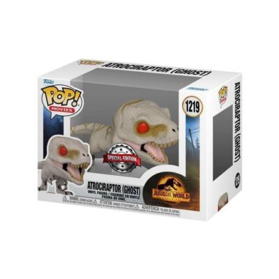 Figura Atrociraptor (Ghost) Exclusive Jurassic Park Movies POP Funko 1219