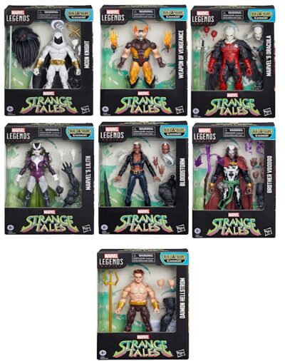 Set 7 Figuras strange Tales Marvel Legends Hasbro