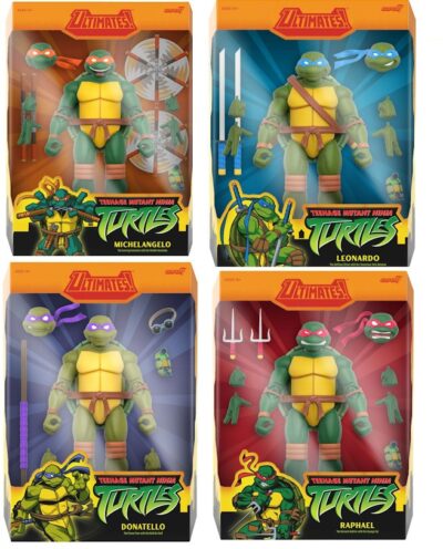Figuras Tortugas Ninja Ultimates Wave 12 Super7 Set Completo