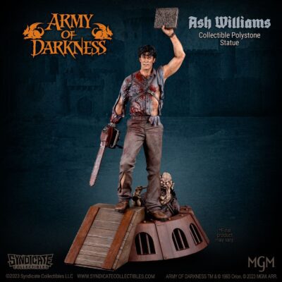 Estatua Ash Williams Evil Dead Posesión Infernal Escala 1:4