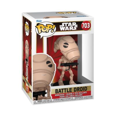 Figura Battle Droid Star Wars The Phantom Menace 25th Annyversary Star Wars POP Funko 703