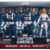 Set 3 Figuras Captain America Nick Fury Jr., Sharon Carter y Dum Dum Dugan Marvel Legends Series