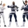 Set 3 Figuras Captain America Nick Fury Jr., Sharon Carter y Dum Dum Dugan Marvel Legends Series