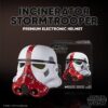 Casco Electrónico Incinerator StromTrooper The Mandalorian Star Wars The Black Series Re-Run Escala 1:1