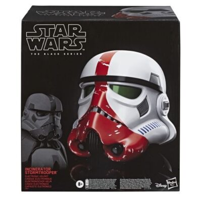 Casco Electrónico Incinerator StromTrooper The Mandalorian Star Wars The Black Series Re-Run Escala 1:1
