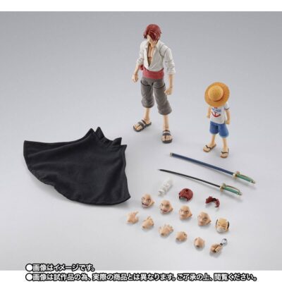 Pack Dos Figuras Shanks y Monkey D. Luffy Chilhood Ver. One Piece Sh Figuarts Premium Bandai