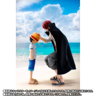 Pack Dos Figuras Shanks y Monkey D. Luffy Chilhood Ver. One Piece Sh Figuarts Premium Bandai