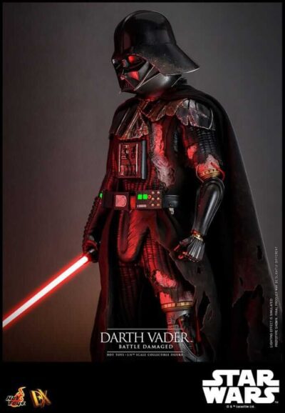 Figura Darth Vader Star Wars Battle Damaged Escala 1/6 Hot Toys