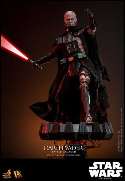 Figura Darth Vader Star Wars Battle Damaged Escala 1/6 Hot Toys