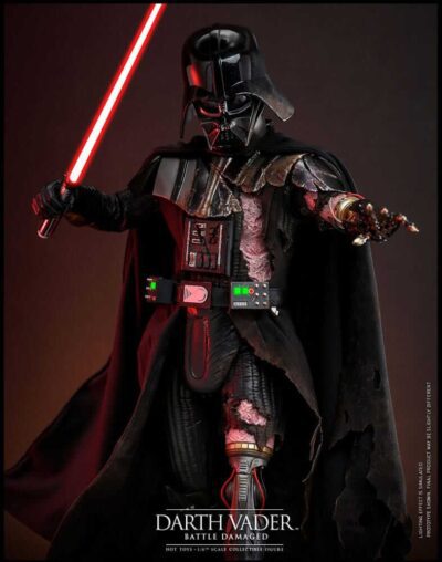 Figura Darth Vader Star Wars Battle Damaged Escala 1/6 Hot Toys