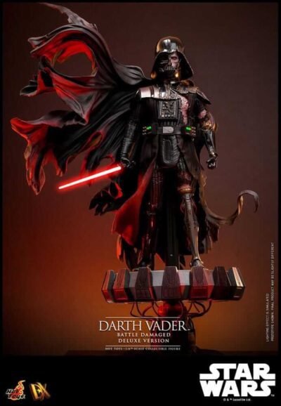 Figura Darth Vader Star Wars Battle Damaged Deluxe Escala 1/6 Hot Toys